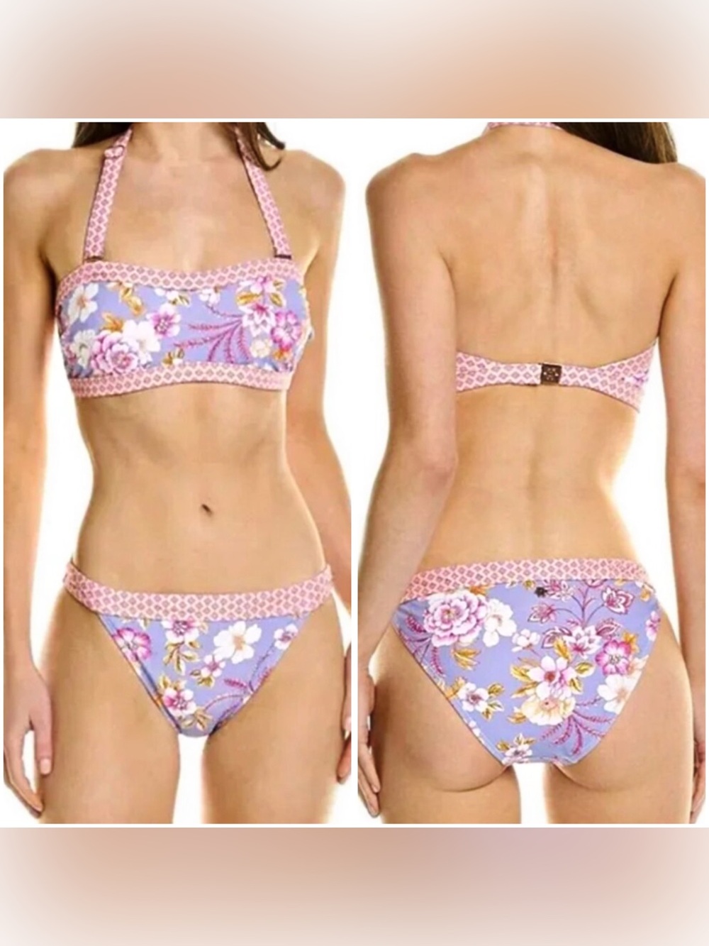 Nanette Lepore Twin Print Bikini Set